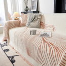 Cozy Striped Sofa Throw Blanket L Shaped Sectional Couch Covers Luxury Throws for Sofas by Slipcover KAS™