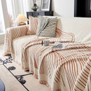 Cozy Striped Sofa Throw Blanket L Shaped Sectional Couch Covers Luxury Throws for Sofas by Slipcover KAS™