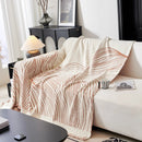 Cozy Striped Sofa Throw Blanket L Shaped Sectional Couch Covers Luxury Throws for Sofas by Slipcover KAS™