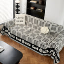 Chenille Houndstooth Sofa Throw Cover, Scratch Proof Cozy Throw Blankets for Couch by Slipcover KAS™