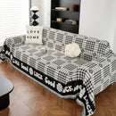 Chenille Houndstooth Sofa Throw Cover, Scratch Proof Cozy Throw Blankets for Couch by Slipcover KAS™