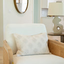 Arden Embroidered Pillow Cover | Natural | Lumbar by Apartment No.3