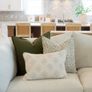 Arden Embroidered Pillow Cover | Natural | Lumbar by Apartment No.3