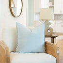 Celeste Solid Pillow Cover | Light Blue by Apartment No.3