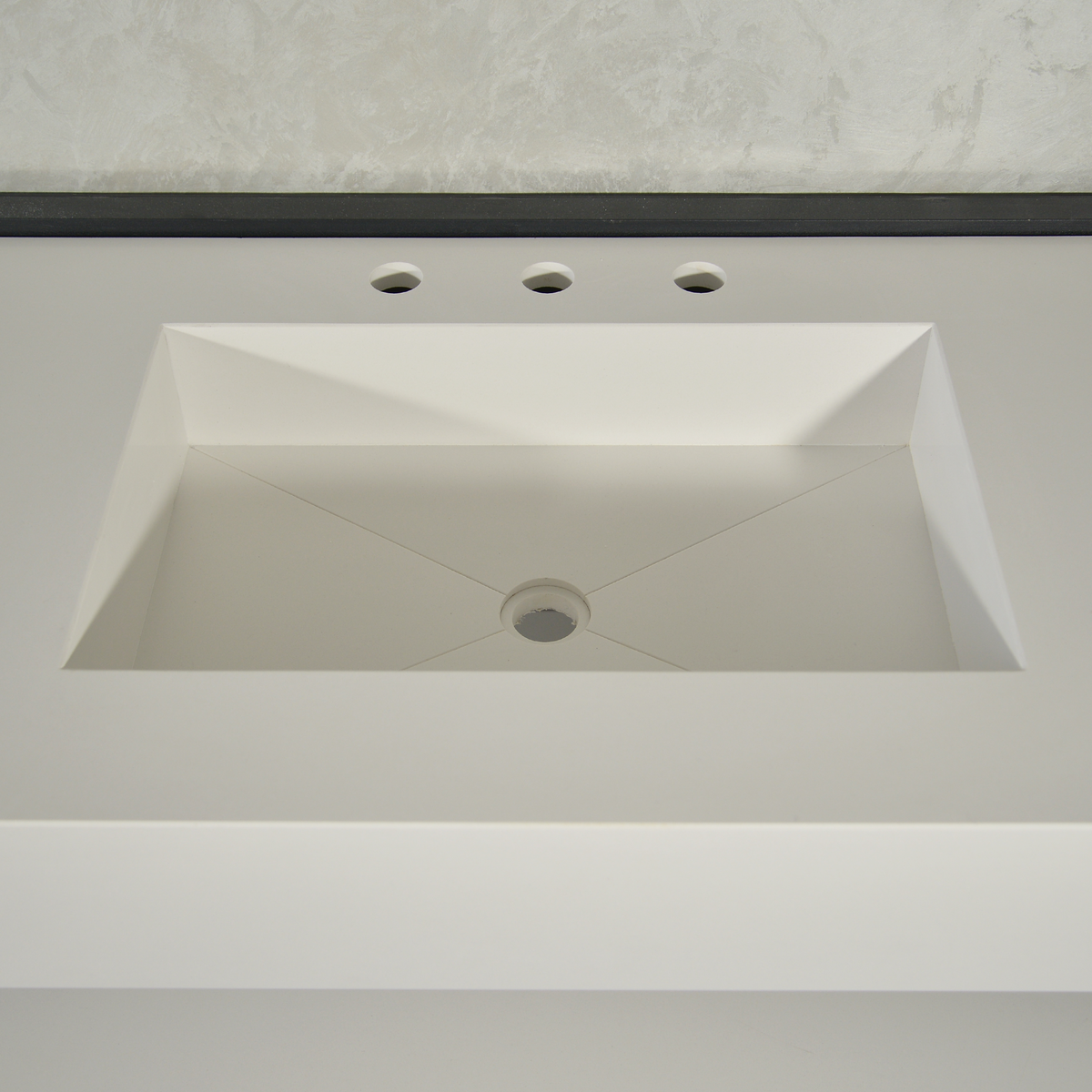 Custom Quartz Sink With Shelf, Bathroom Sink With Matching Shelf, Bathroom Vanity With Shelf, Bathroom Vanity With Single Sink, Vessel