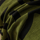 Modern Boho Chenille Sofa Cover Throw Blanket, Abstract Geometric Pattern Couch Cover