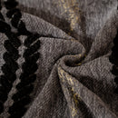 Boho Couch Throw Blanket with Textured Stripes, Sofa Cover for Living Room Decor