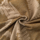 Modern Chenille Bold Abstract Pattern Sofa Cover, Artistic Decorative Furniture Cover