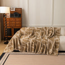 Modern Chenille Bold Abstract Pattern Sofa Cover, Artistic Decorative Furniture Cover