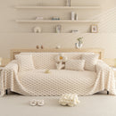 Thick Plush Faux Fur Couch Cover Blanket Warm Fuzzy Blanket Couch Protector for Winter