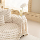 Thick Plush Faux Fur Couch Cover Blanket Warm Fuzzy Blanket Couch Protector for Winter