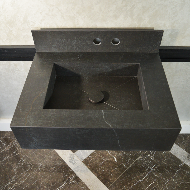 Dekton Laos Engineered Porcelain Handcrafted Sink with Spanish Engineering Features, photo 3 of 10