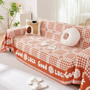Chenille Houndstooth Sofa Throw Cover, Scratch Proof Cozy Throw Blankets for Couch by Slipcover KAS™