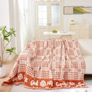 Chenille Houndstooth Sofa Throw Cover, Scratch Proof Cozy Throw Blankets for Couch by Slipcover KAS™