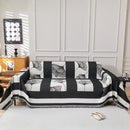 Reversible Ginkgo Leaf Furniture Slipcovers for Sofas Scratch Resistant Sectional Sofa Throw Covers