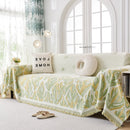 Soft Woven Leaf Couch Blanket, Pet-friendly Sectional Sofa Slipcover For Cats Dogs