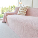 Thick Sherpa Fleece Sofa Protector Cover Stylish Durable Slipcovers for Couches and Chairs