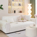 Sofa Cover for Leather & Fabric Couches, 3D Leaf Embossed Quilted Furniture Covers
