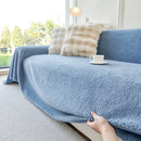 Thick Sherpa Fleece Sofa Protector Cover Stylish Durable Slipcovers for Couches and Chairs