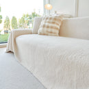 Thick Sherpa Fleece Sofa Protector Cover Stylish Durable Slipcovers for Couches and Chairs