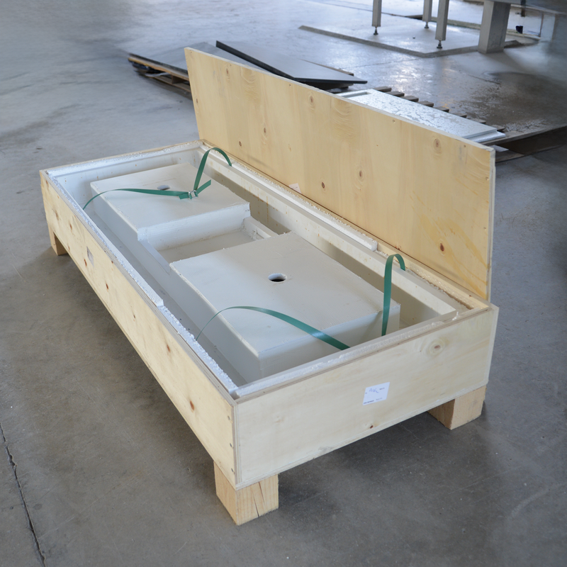 White Quartz Double Undermount Kitchen Sink - Custom Crafted, photo 13 of 15