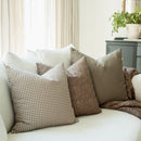 Odette Terracotta Botanical Pillow Cover
