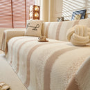 Modern Striped Sofa Throw Blanket, Lightweight Couch Cover for Summer Seating by Slipcover KAS™