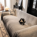 Modern Textured Sofa Cover Blanket, Tightly Woven Pet Sofa Throw for Sectional Couches