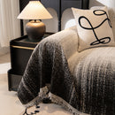 Modern Textured Sofa Cover Blanket, Tightly Woven Pet Sofa Throw for Sectional Couches