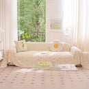 Cooling Ice Silk Sofa Cover Blanket, Floral Soft Silky Breathable Couch Throw Cover