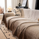 Modern Textured Sofa Cover Blanket, Tightly Woven Pet Sofa Throw for Sectional Couches
