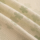 Cooling Ice Silk Sofa Cover Blanket, Floral Soft Silky Breathable Couch Throw Cover