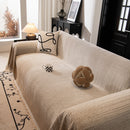 Modern Textured Sofa Cover Blanket, Tightly Woven Pet Sofa Throw for Sectional Couches