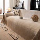 Modern Textured Sofa Cover Blanket, Tightly Woven Pet Sofa Throw for Sectional Couches