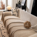 Modern Textured Sofa Cover Blanket, Tightly Woven Pet Sofa Throw for Sectional Couches