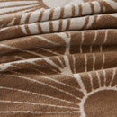 Chenille Jacquard Sofa Throw Cover with Tassels, All-Season Furniture Protector for Home and Office