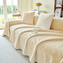 Faux Fur Smooth Plush Comfy Couch Covers, Soft Thicked Durable Blankets and Throws for Sofas