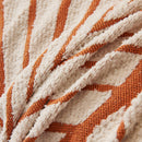 Maple Leaves Reversible Chenille Blanket Covers for Couch, Furniture Decoration Cover Sofa Slipcovers