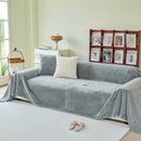 Faux Fur Smooth Plush Comfy Couch Covers, Soft Thicked Durable Blankets and Throws for Sofas