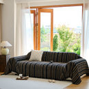 Vintage-Inspired Striped Blankets for Couch Covers Luxury Couch Throw Cover with Timeless Elegance