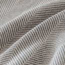 Couch Cover Sectional L Shape Chenille Herringbone Couch Throw Cover with Tassel Pom-Poms for Pets