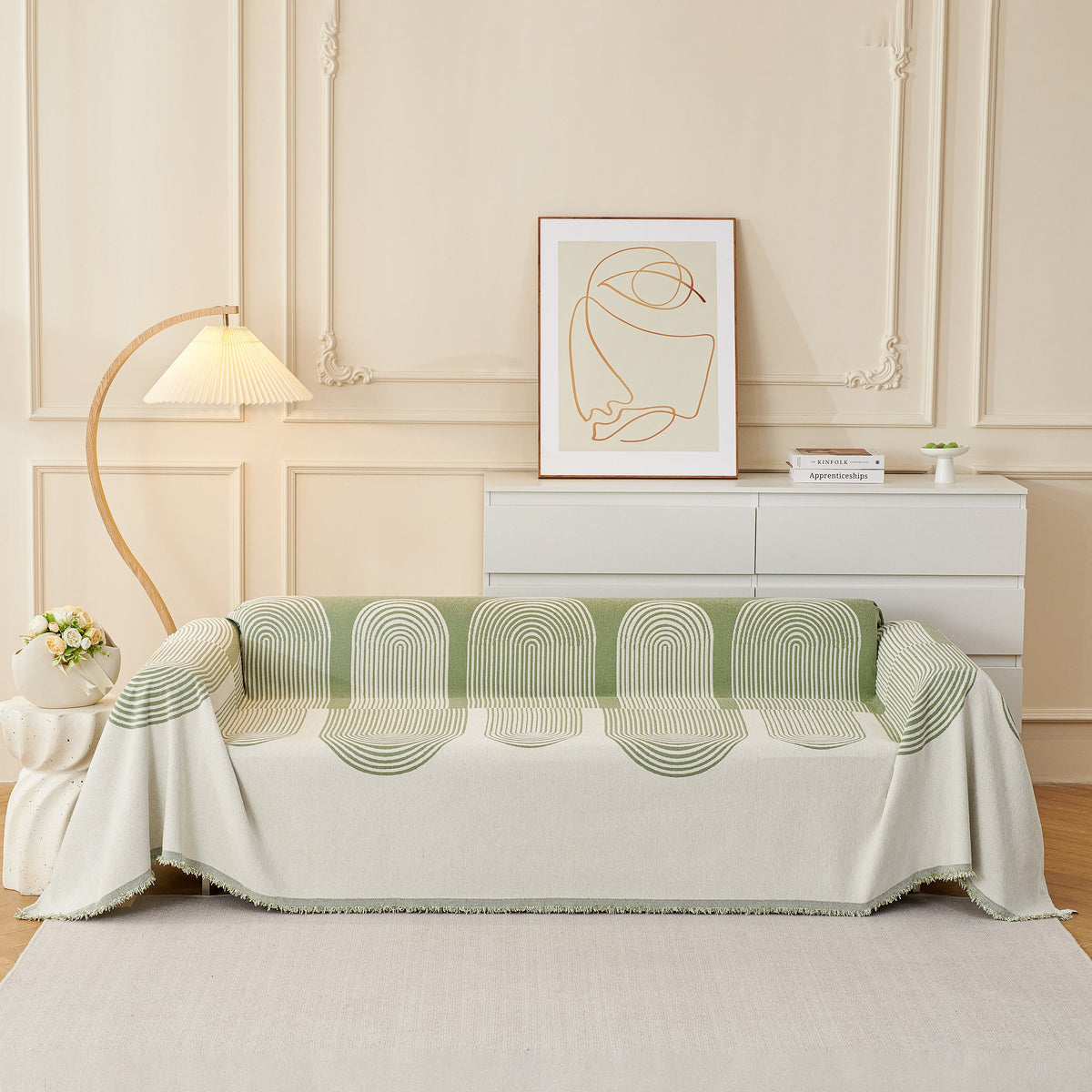 Chenille Boho Geometric Sofa Throw Cover Luxury Throws for Sofas Cat Proof Slipcovers Couch Covers, photo 12 of 44
