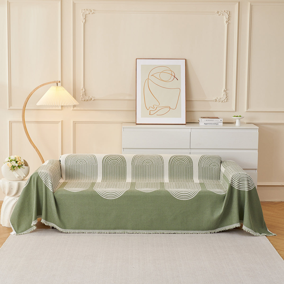 Chenille Boho Geometric Sofa Throw Cover Luxury Throws for Sofas Cat Proof Slipcovers Couch Covers, photo 40 of 44