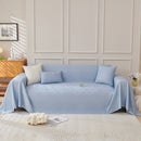 Cooling Scratch Proof Large Sofa Throw Cover, Geometric Texture Couch Protector