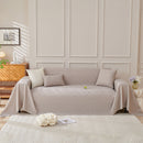 Cooling Scratch Proof Large Sofa Throw Cover, Geometric Texture Couch Protector