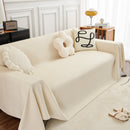 Teddy Throw Blanket and Stylish Slipcover for Couch, Waterproof Sofa Cover for Pets