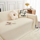 Teddy Throw Blanket and Stylish Slipcover for Couch, Waterproof Sofa Cover for Pets