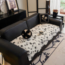 Floral Chenille Couch Cover, Non-Slip Sofa Slipcover Protector for Furniture