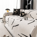 Modern Abstract Couch Cover Blanket, Decor Furniture Protector for Sectional Sofa