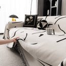 Modern Abstract Couch Cover Blanket, Decor Furniture Protector for Sectional Sofa